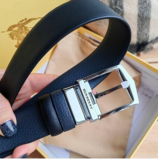 Двусторонний кожаный ремень Burberry   