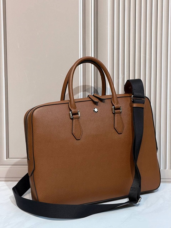 Кожаный портфель Montblanc Sartorial premium 39x28x5 см