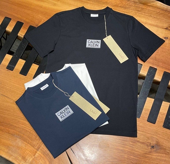 Мужская чёрная футболка Calvin Klein Gloss Stencil Logo