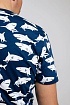 Синяя мужская футболка Paul&Shark