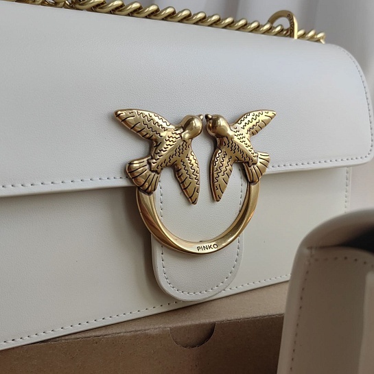 Женская сумка Classic Love Bag 21x12 см - White