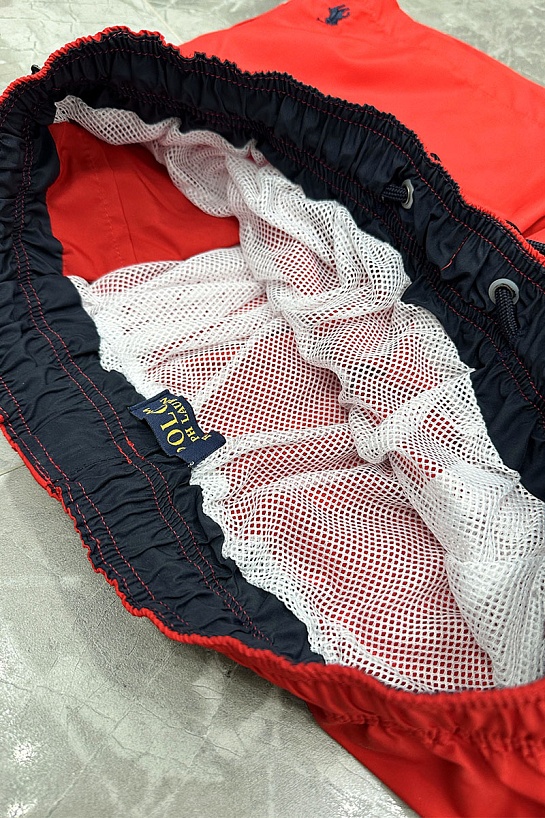 Мужские красные шорты Polo Ralph Lauren