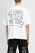 Белая футболка Off-White c/o Virgil Abloh graffiti-print