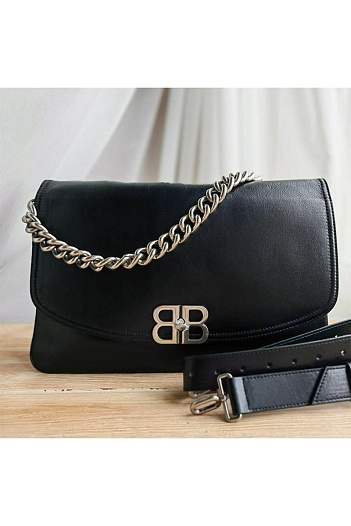 Кожаная сумка Balenciaga BB Soft Large 36x23 см   