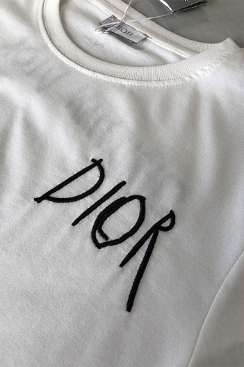 Мужская белая футболка Dior   