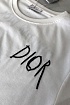 Мужская белая футболка Dior