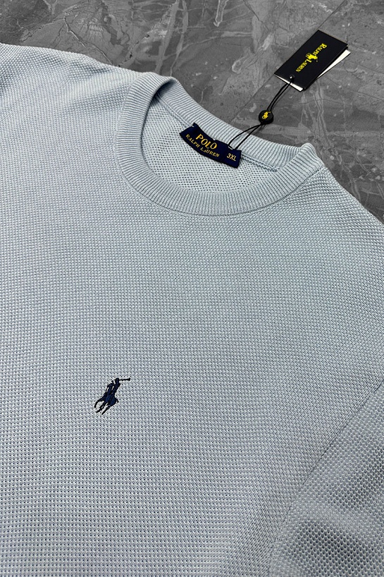 Мужской джемпер Polo Ralph Lauren pony-embroidered - Blue