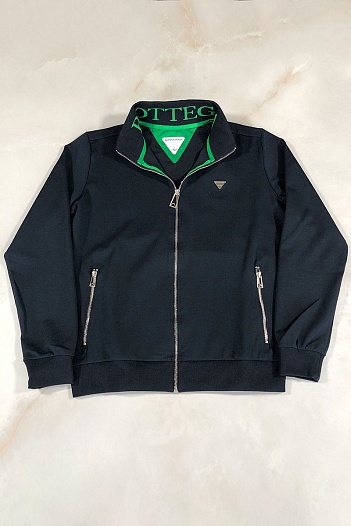 Мужская тёмно-синяя кофта Bottega Veneta   