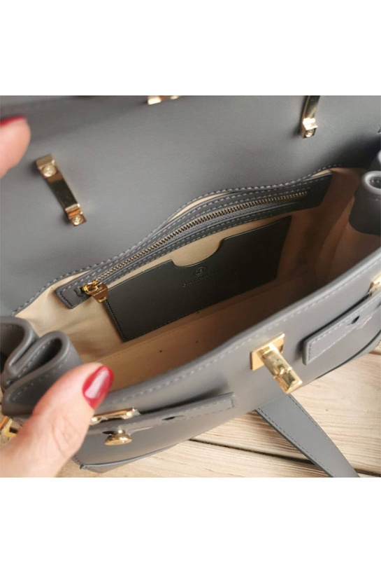 Женская кожаная сумка Balmain B-Buzz 24x21 см (6 расцветок)