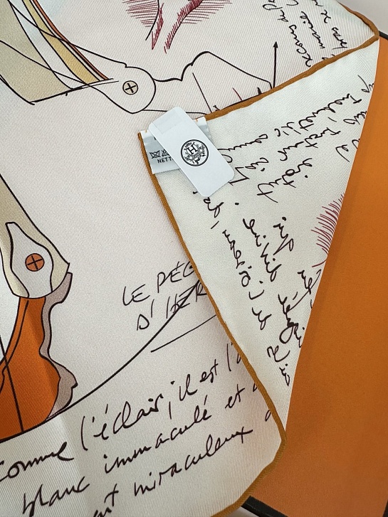 Платок Hermes Harnais Le Pegase premium 87x88 см