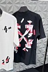 Чёрная оверсайз футболка Off-White Arrow