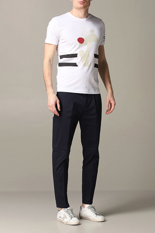 Мужская белая футболка Iceberg x Looney Tunes