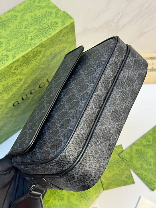 Кожаная сумка Gucci GG Monogram Premium 24x19x7 см