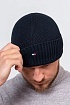 Шапка тёмно-синего цвета Tommy Hilfiger essential flag