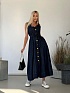 Женское джинсовое платье Schiaparelli premium