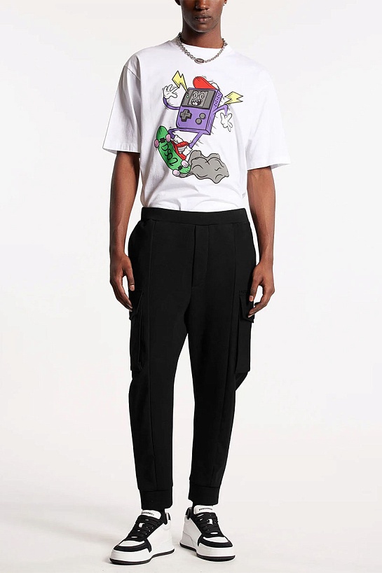 Мужские чёрные джоггеры Dsquared2