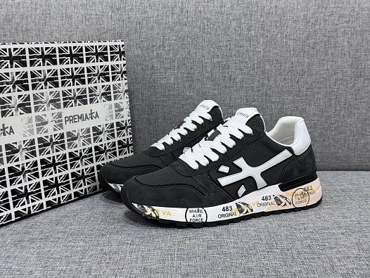 Комбинированные кроссовки Premiata Mick   