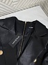 Чёрное женское платье-пиджак Balmain