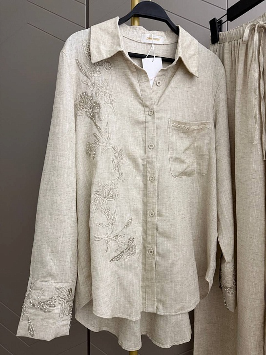 Женский бежевый костюм Zimmermann premium