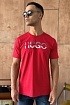 Мужская красная футболка Hugo Boss
