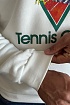 Белый свитшот Casablanca tennis club
