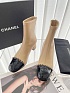 Женские кожаные сапоги Chanel premium