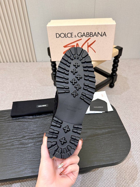 Мужские замшевые лоферы Dolce & Gabbana