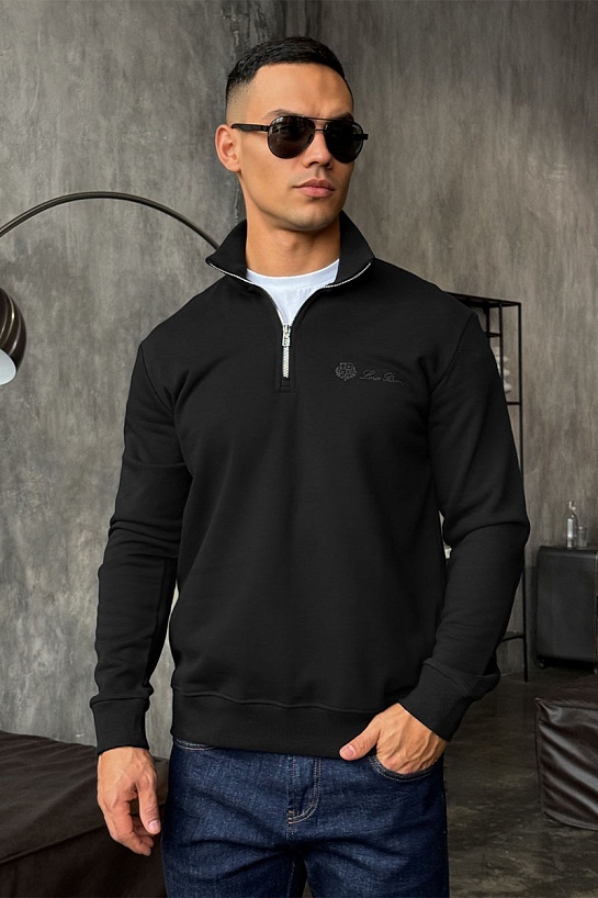 Кофта с высоким горлом Loro Piana - Black