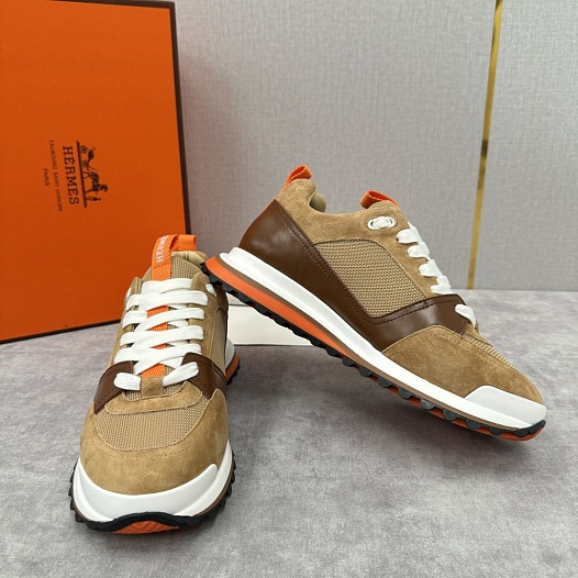 Мужские кроссовки Hermes Leader - Brown   