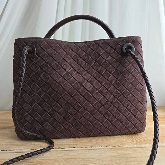 Замшевая сумка Bottega Veneta 30x23 см   