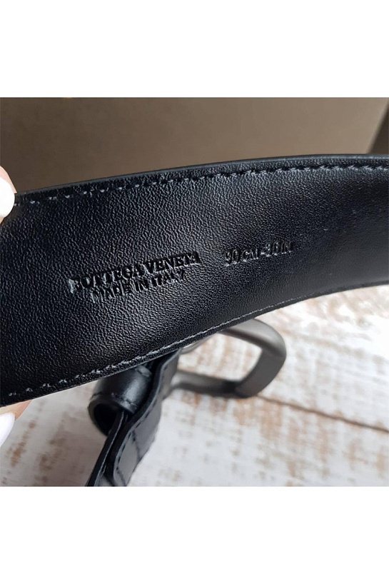 Кожаный коричневый ремень Bottega Veneta