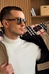 Мужское пальто Burberry бежевого цвета