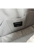 Женская серая сумка Alexander Wang Ryan ribbed-knit 26x20 см