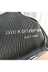 Женская чёрная сумка Alexander Wang Ryan ribbed-knit 26x20 см