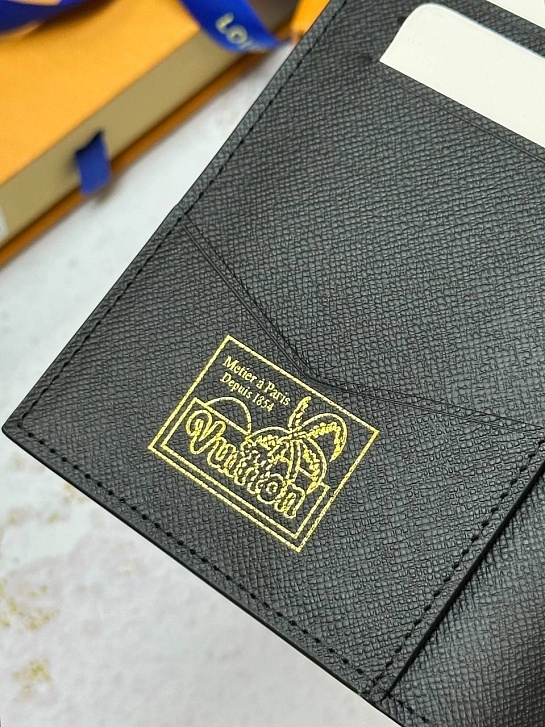 Кожаная обложка для паспорта Louis Vuitton Premium 10x14x2.5 см