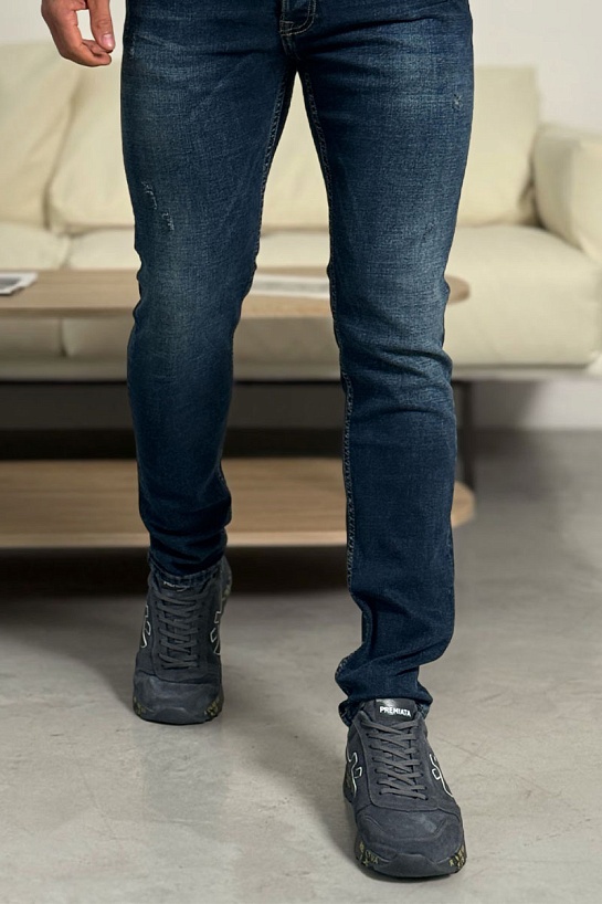 Замшевые кроссовки с мехом Premiata low-top - Grey