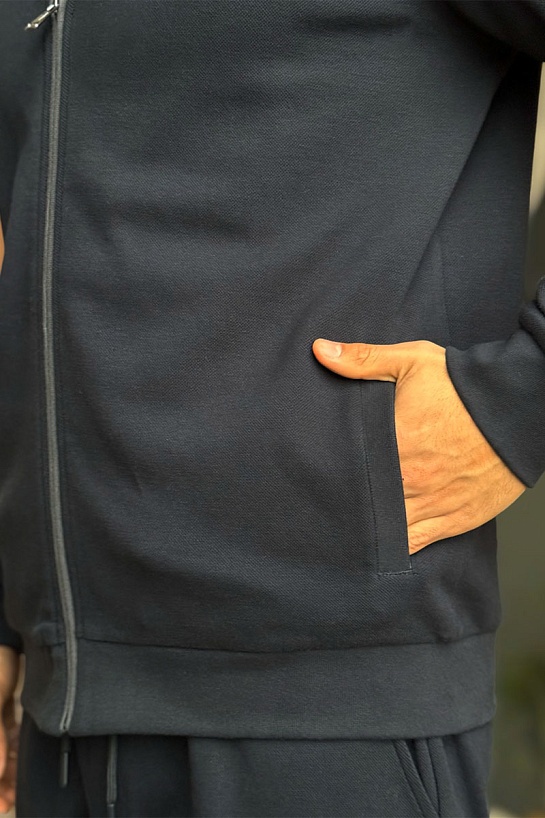 Спортивный костюм Trussardi logo-embroidered - Navy