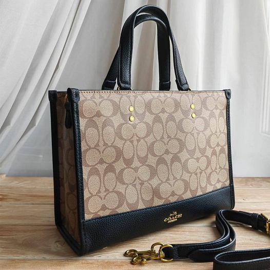 Женская сумка-тоут Coach Dempsey 29x22 см (3 расцветки)   