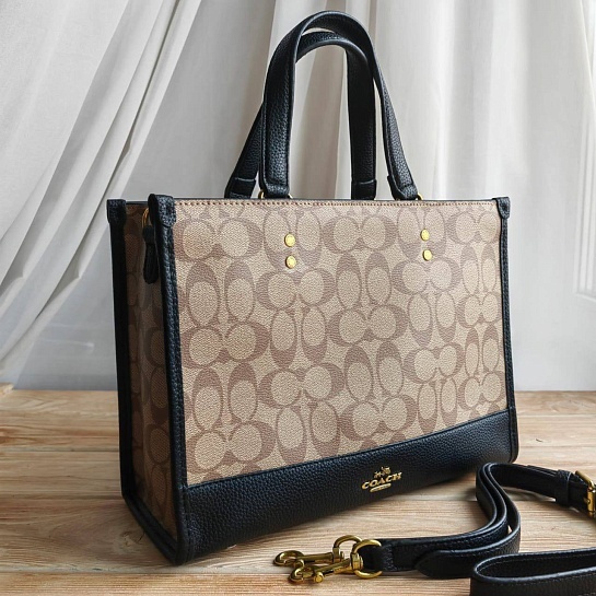 Женская сумка-тоут Coach Dempsey 29x22 см (3 расцветки)