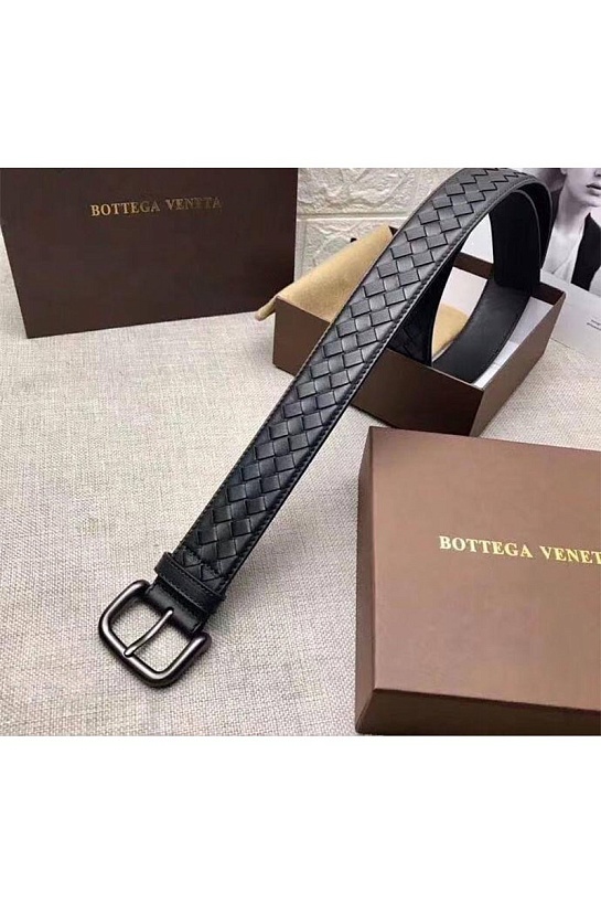 Кожаный ремень Bottega Veneta (ширина 3.8 см, длина 110 / 115 / 125 см)
