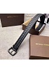 Кожаный ремень Bottega Veneta (ширина 3.8 см, длина 110 / 115 / 125 см)
