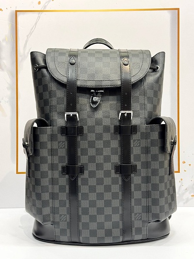 Кожаный рюкзак Louis Vuitton Christopher MM Premium   