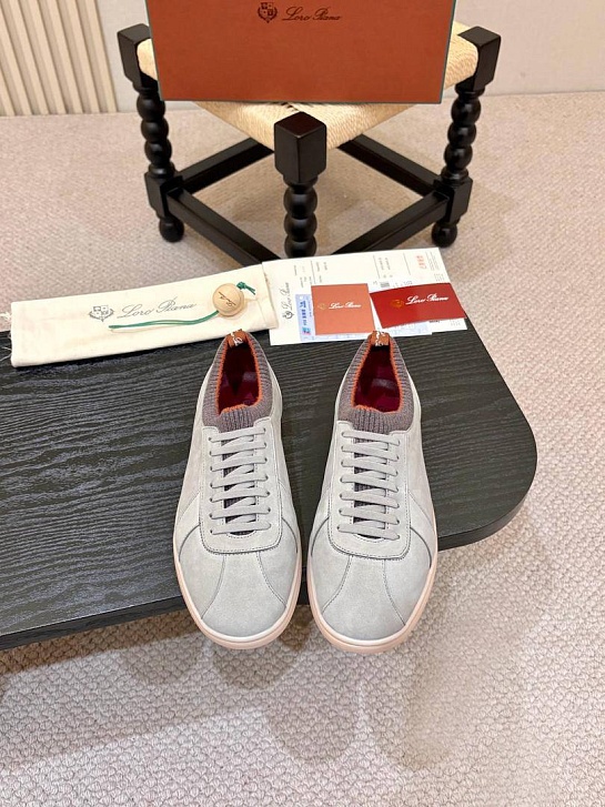Мужские кроссовки Loro Piana Soho 2.0 Walk - Grey