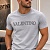 Мужская серая футболка Valentino