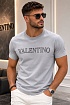Мужская серая футболка Valentino