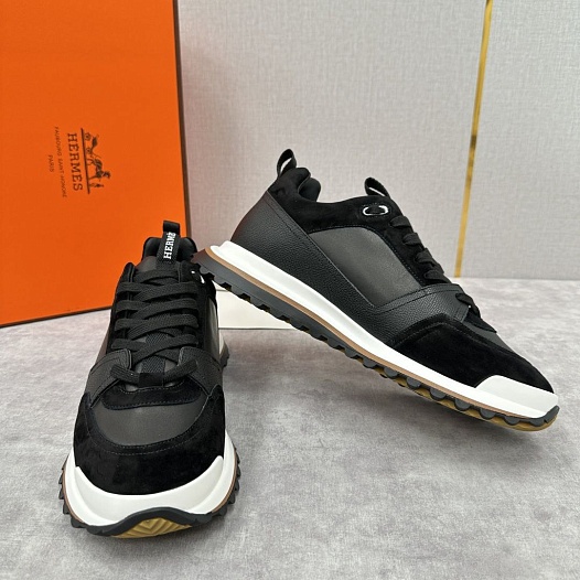 Мужские кроссовки Hermes Leader - Black   