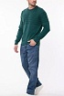 Мужской зелёный джемпер Emporio Armani