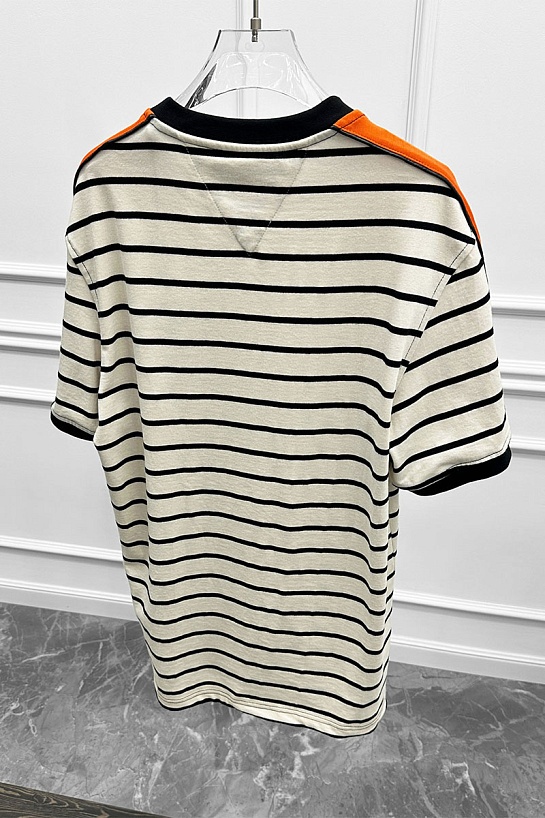 Оверсайз футболка Bottega Veneta - Beige / Orange