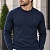 Мужская тёмно-синяя кофта Armani Exchange