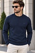 Мужская тёмно-синяя кофта Armani Exchange